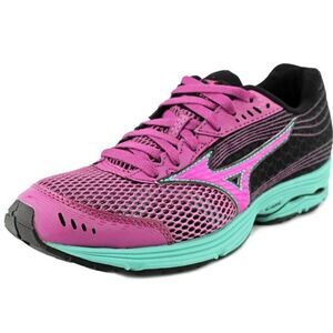Mizuno Wave Sayonara 3 Women RoundToe Multi Color Running Shoe Size 8.